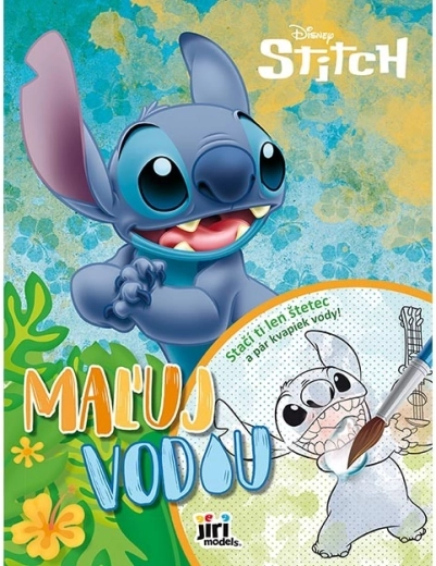 Piešimas vandeniu A4 Lilo & Stitch