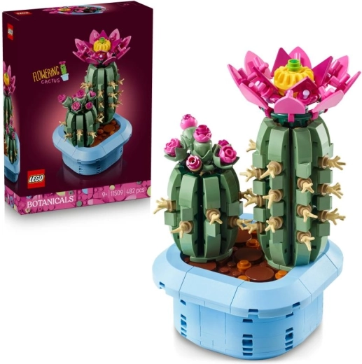 Žydintis kaktusas LEGO Botanicals – dekoratyvinis konstruktorius