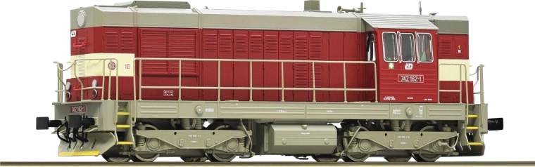 Dyzelinis lokomotyvas ČD 742 162-1, skaitmeninis
