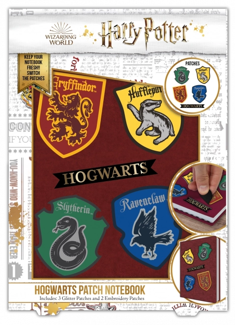 A5 bloknotas „Harry Potter“ koledžai
