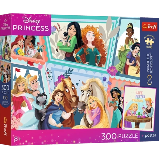 300 dalių su Disney princesių motyvu