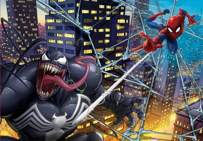 Dėlionė „Spiderman“ ir „Venom“ – 200 detalių
