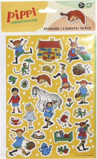 Lipdukų rinkinys „Pepė Ilgakojinė“