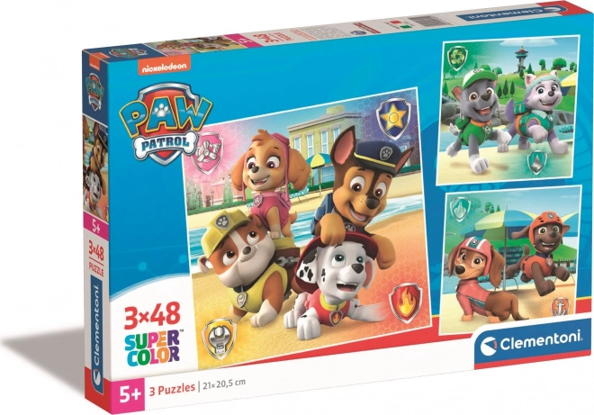 Dėlionė CLEMENTONI Šunyčių patrulis 3×48 dalių