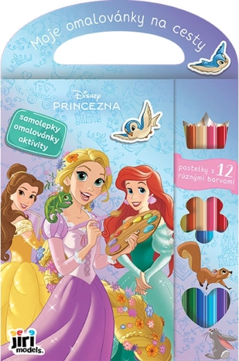 Mano kelioninės spalvinimo knygelės Disney Princesės