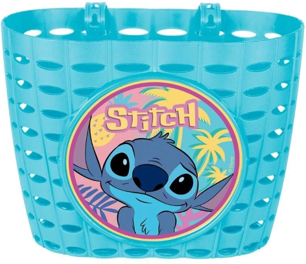 Kids' bicycle basket Stitch turquoise - 1 piece