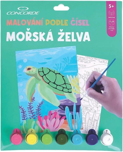 Tapyba pagal skaičius CONCORDE – jūrinė vėžlė