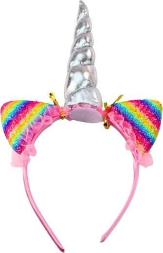 Charming headband with horn