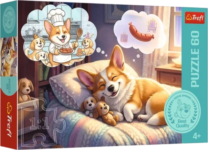 60-piece puzzle – Corgi in the Dreamland Trefl