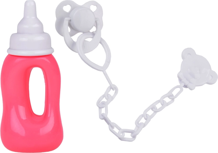 Buteliukas ir čiulptukas su grandinėle