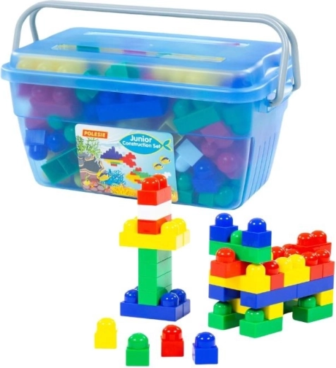 Junior Construction Set in a Box, 114 Pieces