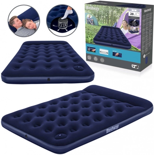 Bestway pripučiamas dvivietis čiužinys Air Mattress Full 191 × 137 × 28 cm su integruota pompa