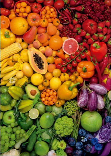 Educa Puzzle Colorful Vitamins 1000 Pieces