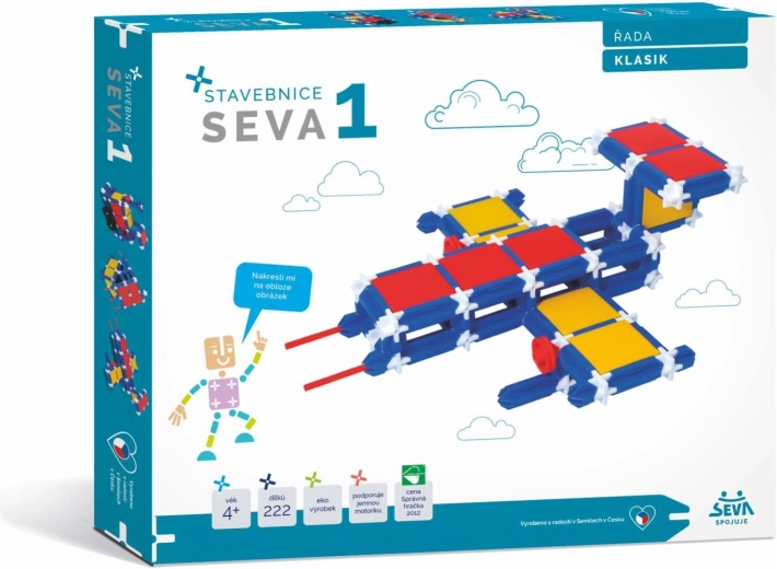 SEVA Classic 1 Building Set – 222 Pieces
