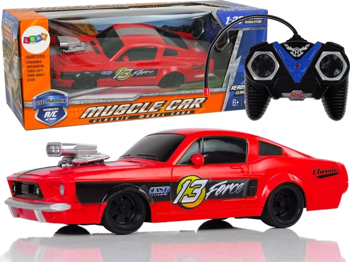 RC sportinis automobilis 1:20 raudonas su nuotoliniu valdymu