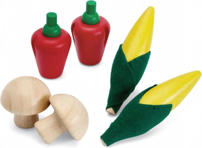 PlanToys šviežių daržovių rinkinys D