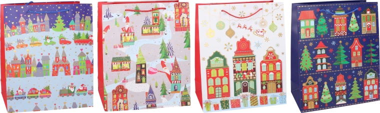 Christmas Gift Bag S 18 × 23 × 8 cm - 1 piece
