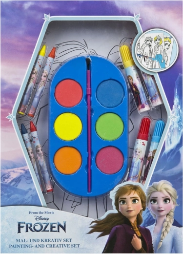 Piešimo rinkinys su „Frozen“ motyvu