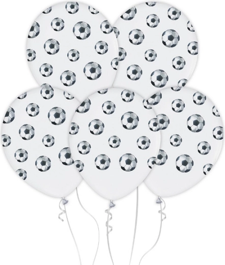 Futbolo balionai 30 cm, 5 vnt.
