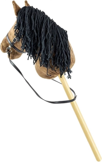 Tvirta medinė lazda stabiliai „jojimo“ patirčiai