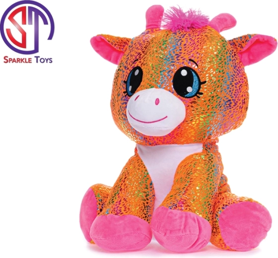 Plush Giraffe 37 cm Orange for Children from Birth