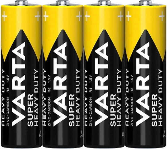 VARTA SuperLife AA R6 zinc‑carbon batteries 4 pcs