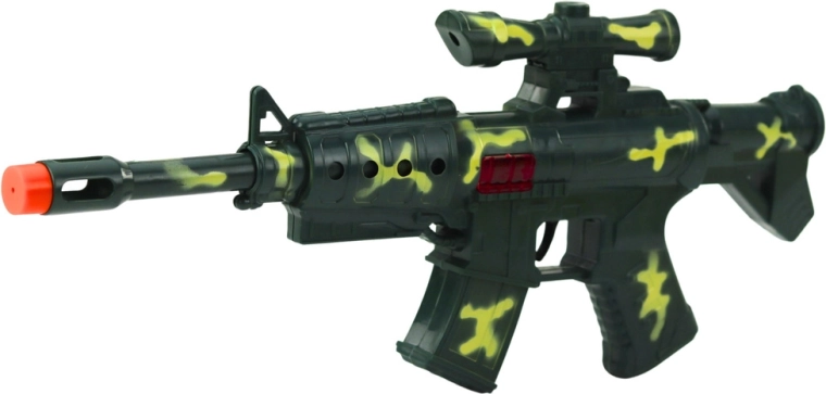 Realistinis šautuvas su mechaniniu garsu