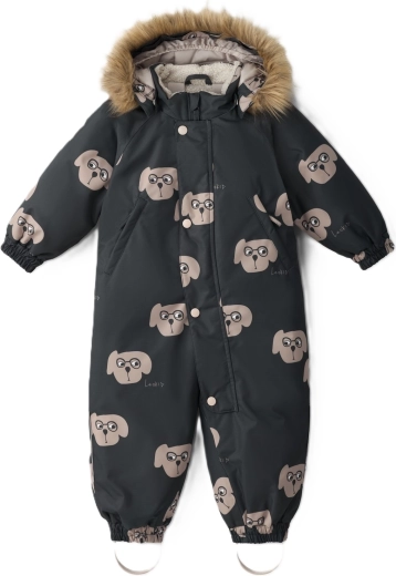 Leokid žieminis kombinezonas Hero Charcoal Puppy, 98 dydis