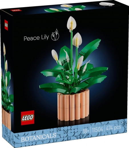 LEGO Botanicals toulitka (Spathiphyllum) – konstruktorius suaugusiesiems