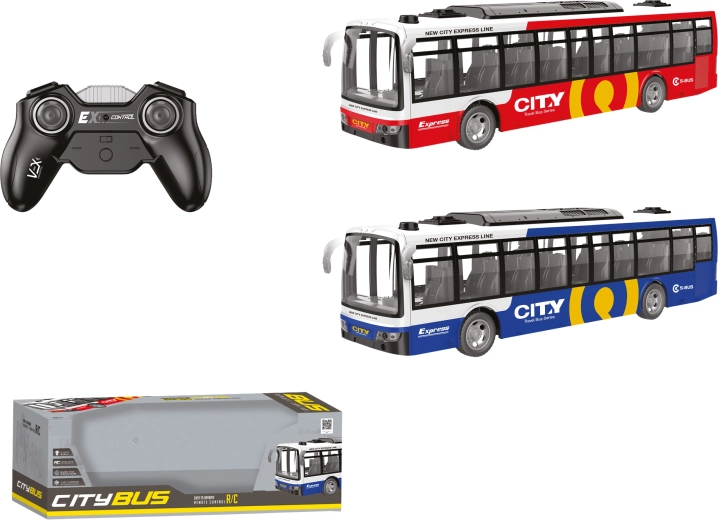 RC miesto autobusas su LED apšvietimu