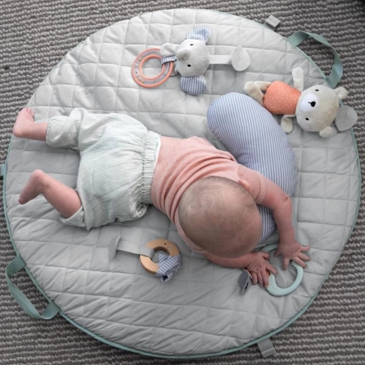 Comfortable space for tummy time