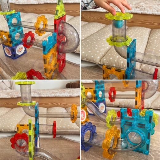 Magnetiniai sujungimai stabiliai konstrukcijai