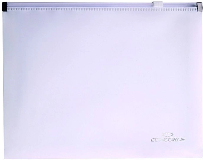 A5 Zipper Document Folder CONCORDE, White