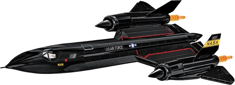 Iconic SR-71 in 1:48 scale with striking prints