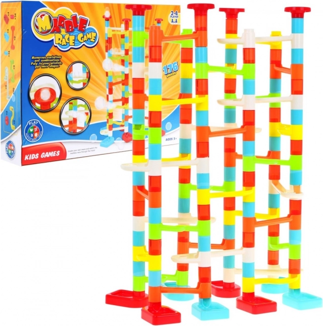 Colorful Marble Run for Children 3+