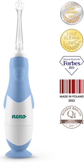 Neno Denti Blue elektrinis dantų šepetėlis vaikams nuo 3 iki 36 mėnesių