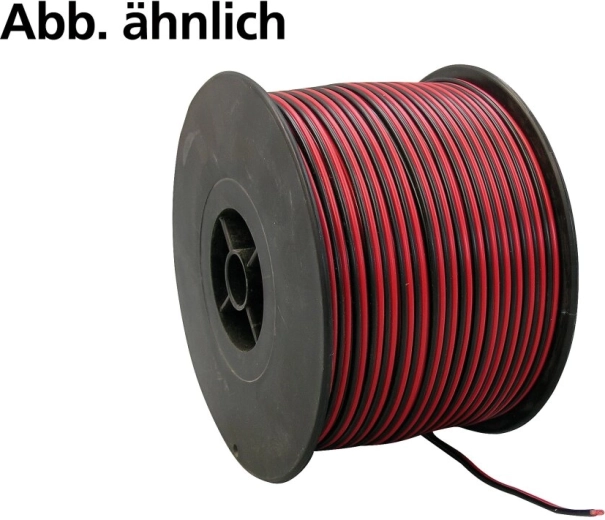 Plokščias kabelis su Futaba jungtimi, 2 × 0,25 mm, 100 m