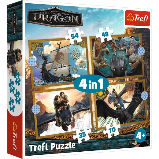 Dragon Days Puzzle - 4 in 1