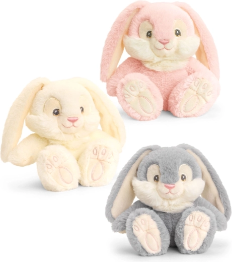 Keeleco plush rabbit with colorful paw 30 cm