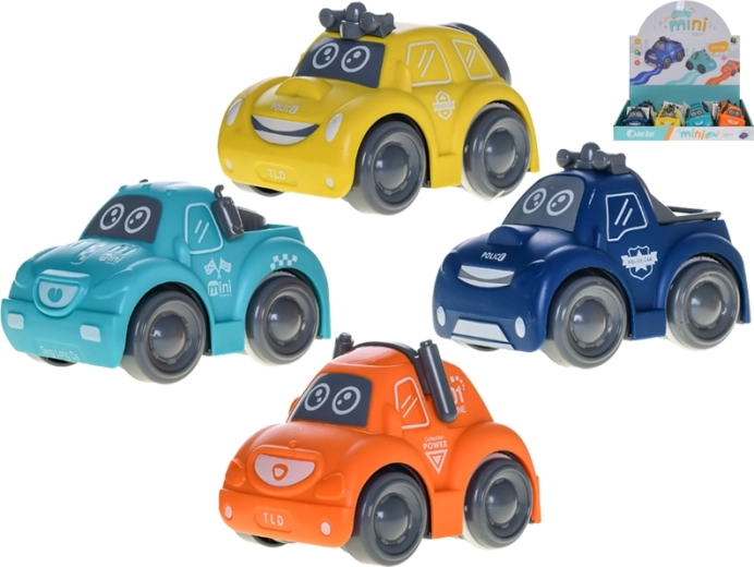 Policijos automobiliukas su inercine pavara 8,5 cm – 4 rūšys