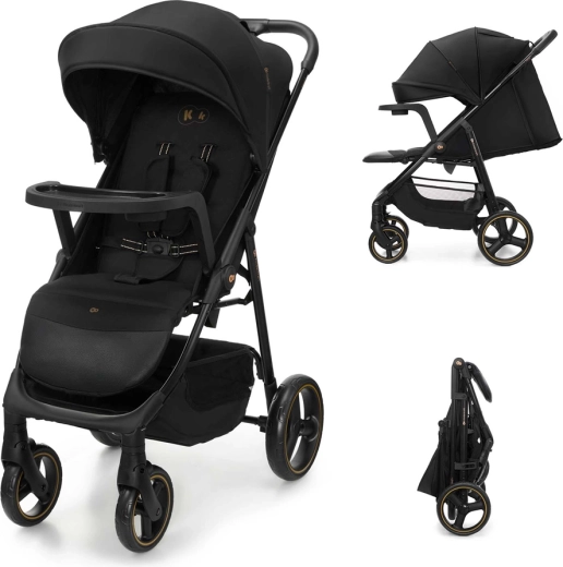 Kinderkraft sportinis vežimėlis Trig 3 Tray – Onyx Black