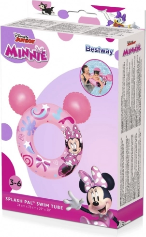 Bestway pripučiamas plaukimo ratas 91 cm – spalvotas