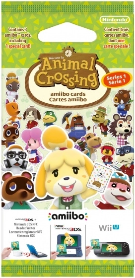 Animal Crossing amiibo Cards – Series 1 (pack of 3 cards)