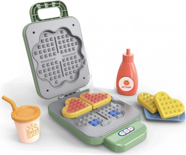 Green Waffle Maker for Girls' Homes