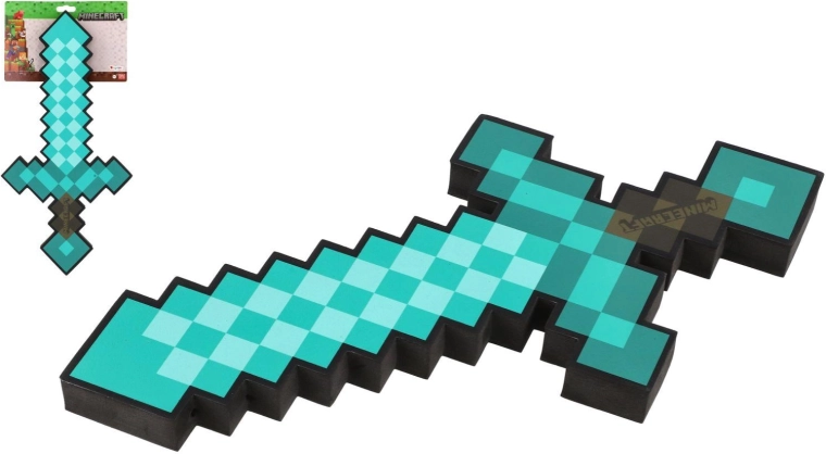 Minecraft putplasčio deimantinis kardas
