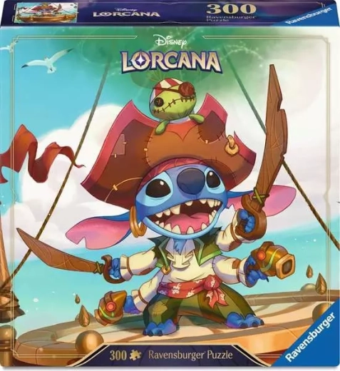 Ravensburger dėlionė Disney Lorcana Stitch – ateivis bukanyras (300 detalių)