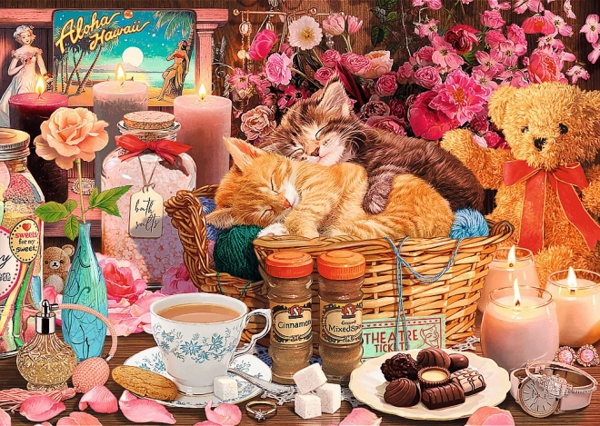 Trefl Premium Plus dėlionė „Tea Time“ – viskas gražu, 1000 dalių