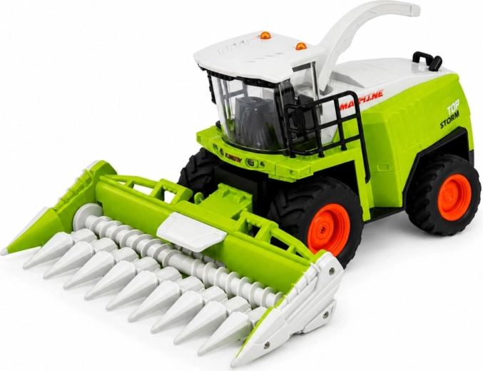 Movable corn header for realistic harvesting