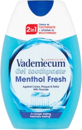 Vademecum 2v1 Menthol Fresh gelinė dantų pasta 75 ml
