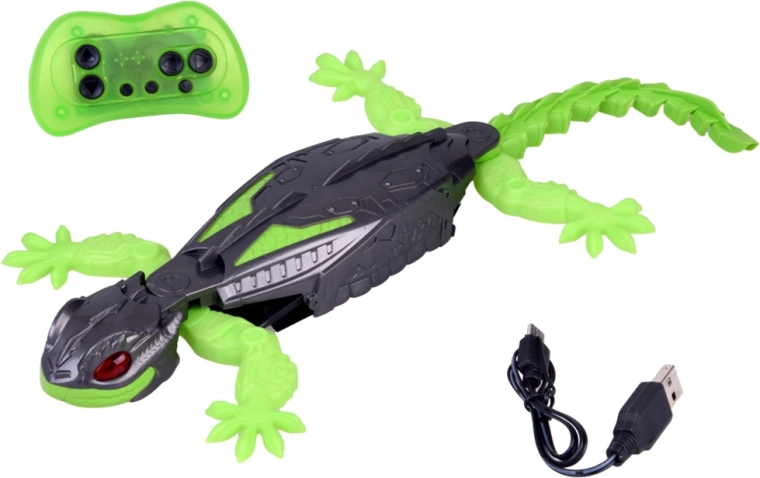 Įkrovimas per USB ir LED akys
